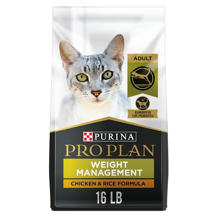 Purina Pro Plan Weight Control Dry Cat Food, Chicken and Rice Formula - 16 lb. Bag - Image 5