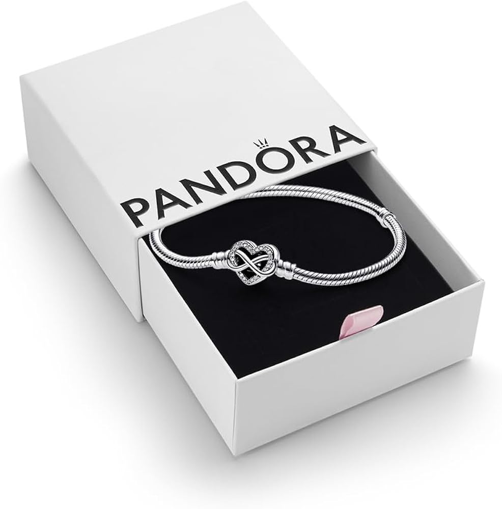Amazon | PANDORA Pulsera Moments 592645C01-18 コラゾン