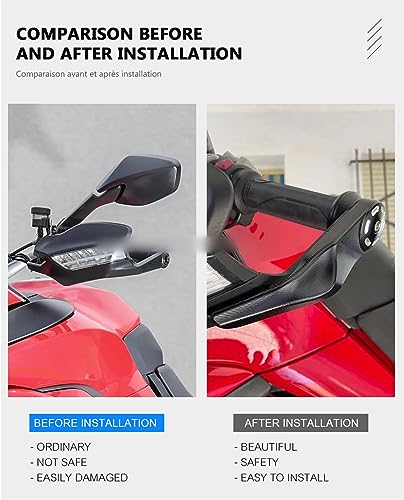 Protège-mains moto pour éviter la casse des leviers Ducati Multistrada 1260