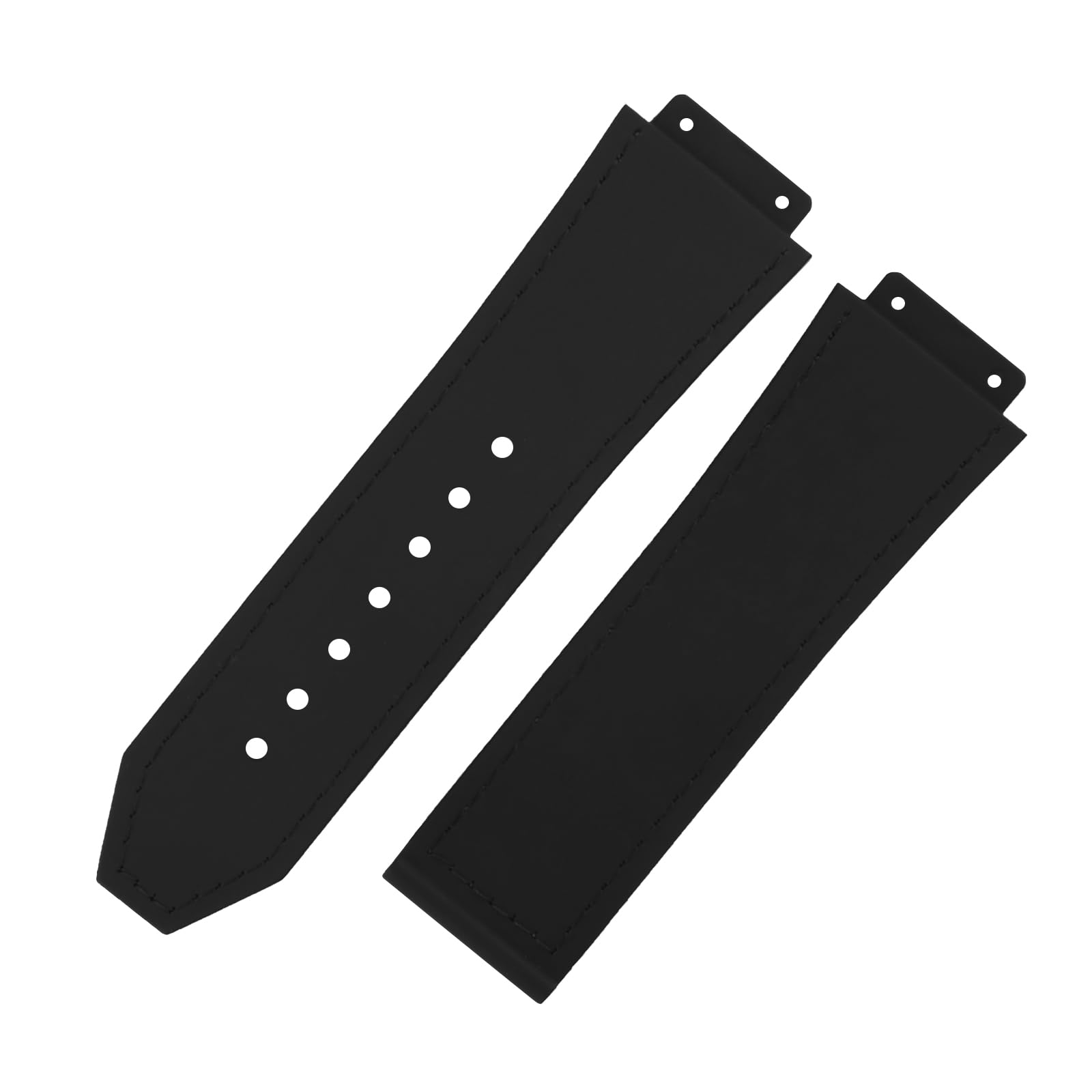 MMBAY Big Bang Rubber Frosted 25mm Silicone Watch Bands Compatible Fit for Hublot 19mm*25mm*22mm Big Bang Replacement Watch Strap Wirstband(without metal buckle) For Men and Women(Army Green)