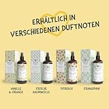 Belly® Hundeparfüm – Duftspray für Hunde & Welpen –250ml– Parfüm für Hunde mit Vanille & Orange – Spray gegen Geruch – pH-neutral – Fellpflege & Hundepflege