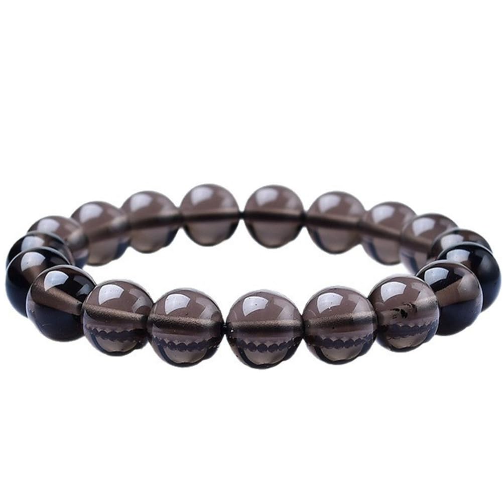 Pulsera de Piedras Preciosas de Cristal curativo Natural, Cuentas de 8/10/12/14 mm para Mujer y Hombre, joyería de Pulsera con Cuentas, San Valentín, cumpleaños para Ella y para él,10mm