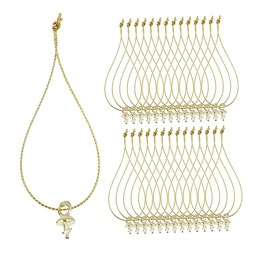 GLSTOY 100Pcs Christmas Ball Caps Durable DIY Pendant Holders for Crafting Ornaments for Handmade and Decorations Lightweight and Versatile Craft Accessories