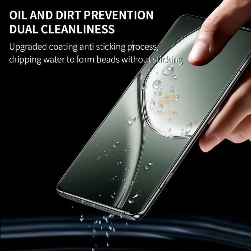 Image of WonRia Pack 2 - (Screen Guard Protector For Vivo S2 5G Unbreakable Membrane | Flexible TPU Film | Edge to Edge Installation Kit | Transparent