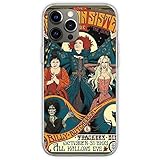 Compatible with iPhone 12/12 Pro Case Sanderson Hocus Sisters Pocus Halloween Fall Print Pure Clear