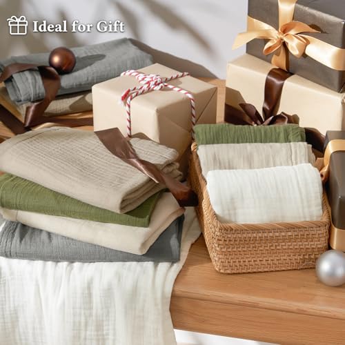 David's Home Natural Cooling Muslin Duvet Cover Set Queen Size Frosted Grey by David's Home - Used condition - Image 7