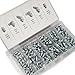 Neiko 50463A Hydraulic Grease Fitting Kit, 110 Piece Assortment (SAE Sizes) | Includes Straight and Angled Zerk Fittings