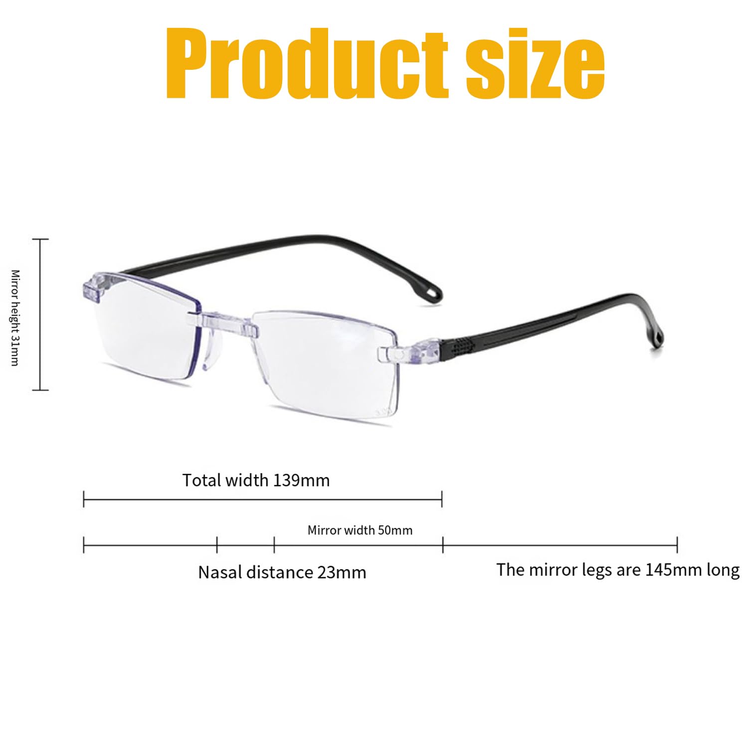 Upgraded Blue Glasses Self Adjusting For Women & Men,Auto Focus Intelligent Dual Focus Eye Glasses Far And Near — view 7