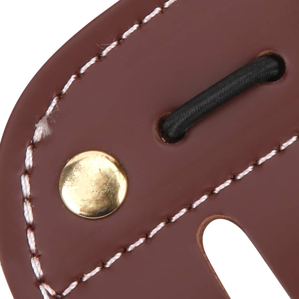 VGEBY Tiro con L'Arco Protezione per Le Dita Tiro con L'Arco Finger Tab Tiro con L'Arco Attrezzatura da Gioco Protezione per Le Dita Artificiale con Arco ricurvo Tradizionale