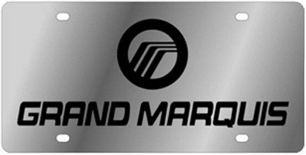 Compatible/Replacement for Ford Grand Marquis Stainless Steel License Plate
