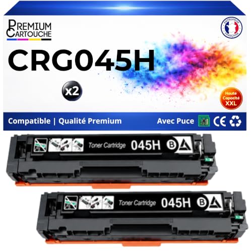 Toner noir CRG 045H haute capacité compatible Canon iSENSYS MF632Cdw pour imprimer sans interruption