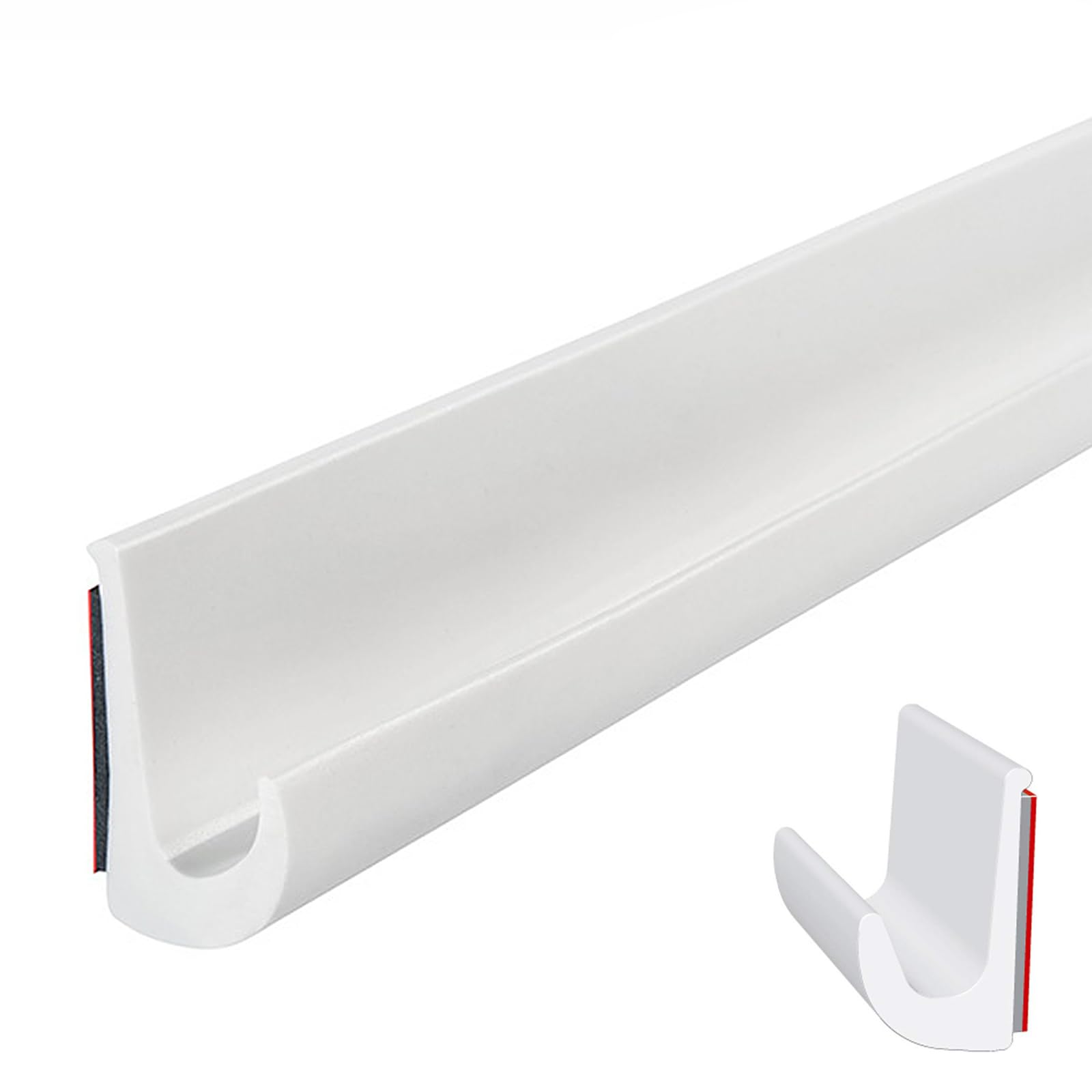 Canalones de lluvia J Shape RV, canalones de lluvia en forma de J, PVC, autoadhesivos, para vehículos, camiones, caravanas