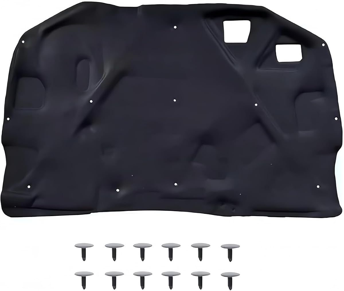 Hood Insulation Pad with Clips for Toyota Camry 1997 1998 1999 2000 2001 | Car Front Engine Hood Mat Cover Sound Insulation hood insulation pad replacement for Toyota Camry 1997-2001