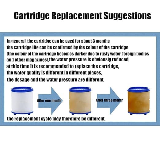 5 Pack Sink Water Faucet Filter Cartridge Replacements Sink Water Filter Faucet Water Filter Removes Chlorine Fluoride Heavy — view 6