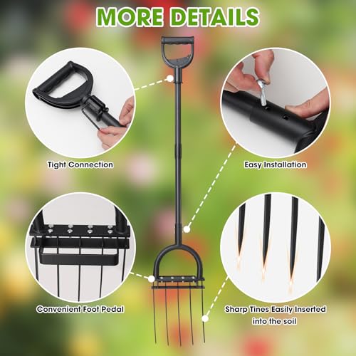 Herramienta Broad Fork para Jardín, 50 pulgadas miniatura 6