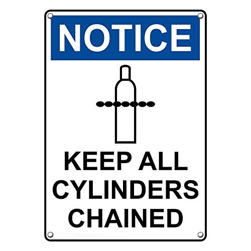 Amazon.com: Weatherproof Plastic Vertical OSHA Notice Keep All ...