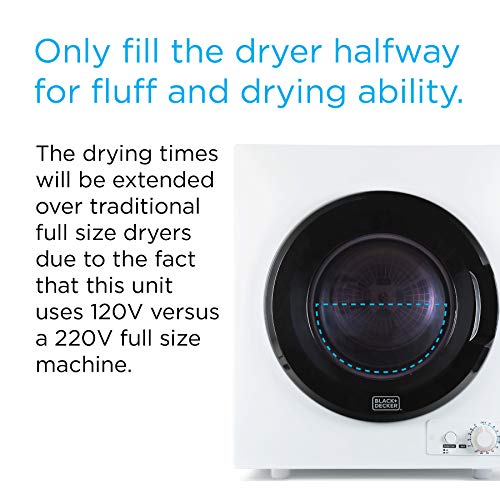 Black+Decker BCED37 Compact Dryer For Standard Wall Outlet thumb #5
