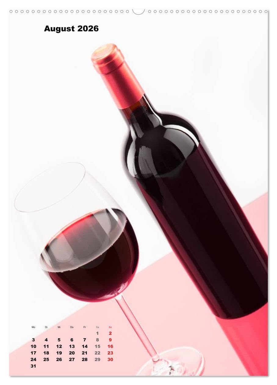 WeinTrauben 2026 (hochwertiger Premium Wandkalender 2026 DIN A2 hoch), Kunstdruck in Hochglanz: Wein und Weintrauben (CALVENDO Lifestyle)
