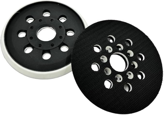 #RS038-2PK Pack of 2 5" Soft Hook & Loop Backing Pads Fits Sander ROS65VC Durable Replacement Parts New Compatible with Bosch