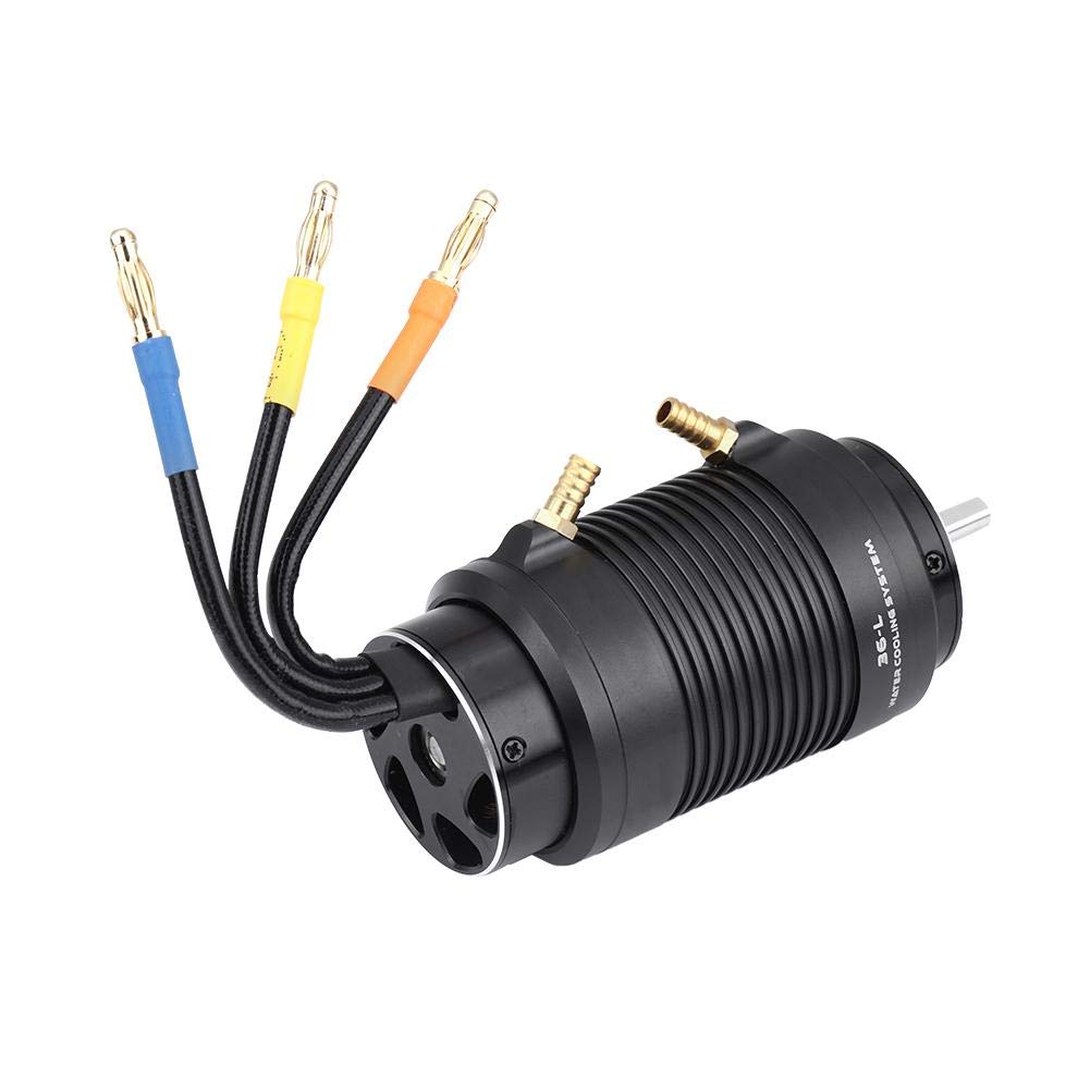 RC Motor, Wasserdichter 3680 1800KV Metallmotor mit Wasserkühlung für 100 cm Boot, RM7258 Combo für Wassersport und Rennboot