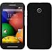 Produktbild PhoneNatic Case kompatibel mit Motorola Moto E - Hülle schwarz gummiert Hard-case + 2 Schutzfolien