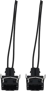 2PCS Car Seat Repair Wiring Harness 357972752 Flexible High Temperature Black for