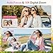 4K Digital Camera - 64MP 2.8" UHD Compact Cameras - Autofocus Rechargeable Vlogging Camera with 32G SD Card Portable Travel Mini Small Camera with 18X Digital Zoom for Kids Beginners Teenagers (Pink)