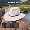 Bigalli 100% Wool Felt Australian Hat for Women Me... #5