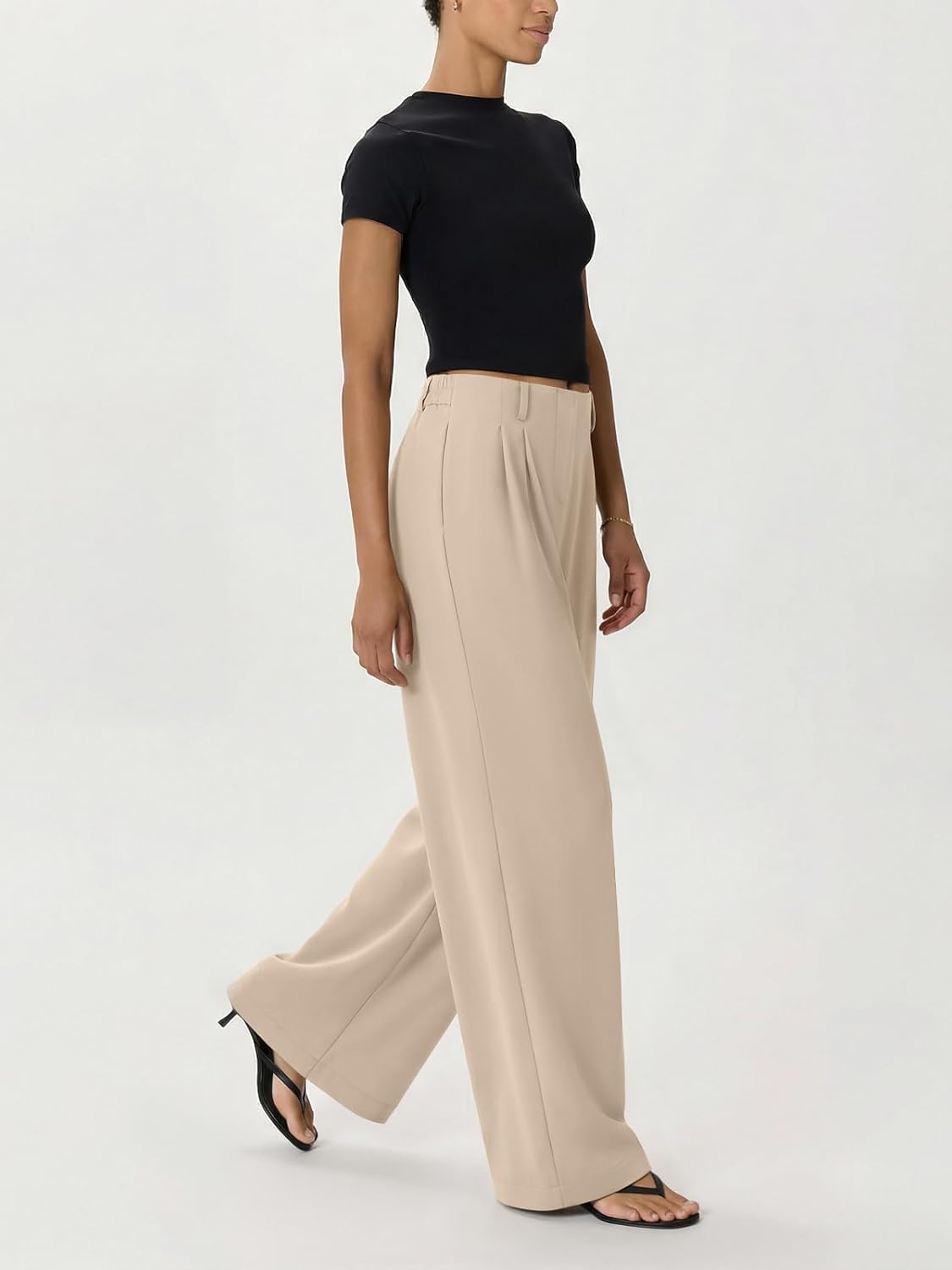 NIMIN Womens Wide Leg Work Pants Business Casual Outfits High Waisted Dress Pants 2026 Office Slacks Trousers with Pockets - Image 6