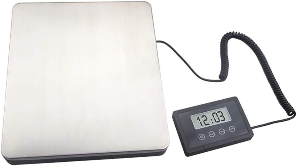 Parcel Heavy Duty Digital Shipping Scales Multi-Purpose Weighing Scales Large Stainless Steel Weighing Platform Luggage Scales 180kg/100g