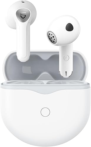 SoundPEATS Auriculares inalámbricos Air4 con sonido Snapdragon AptX Adaptive less, Qualcomm QCC3071 Bluetooth 5.3 Auriculares con Boost Bass, 6