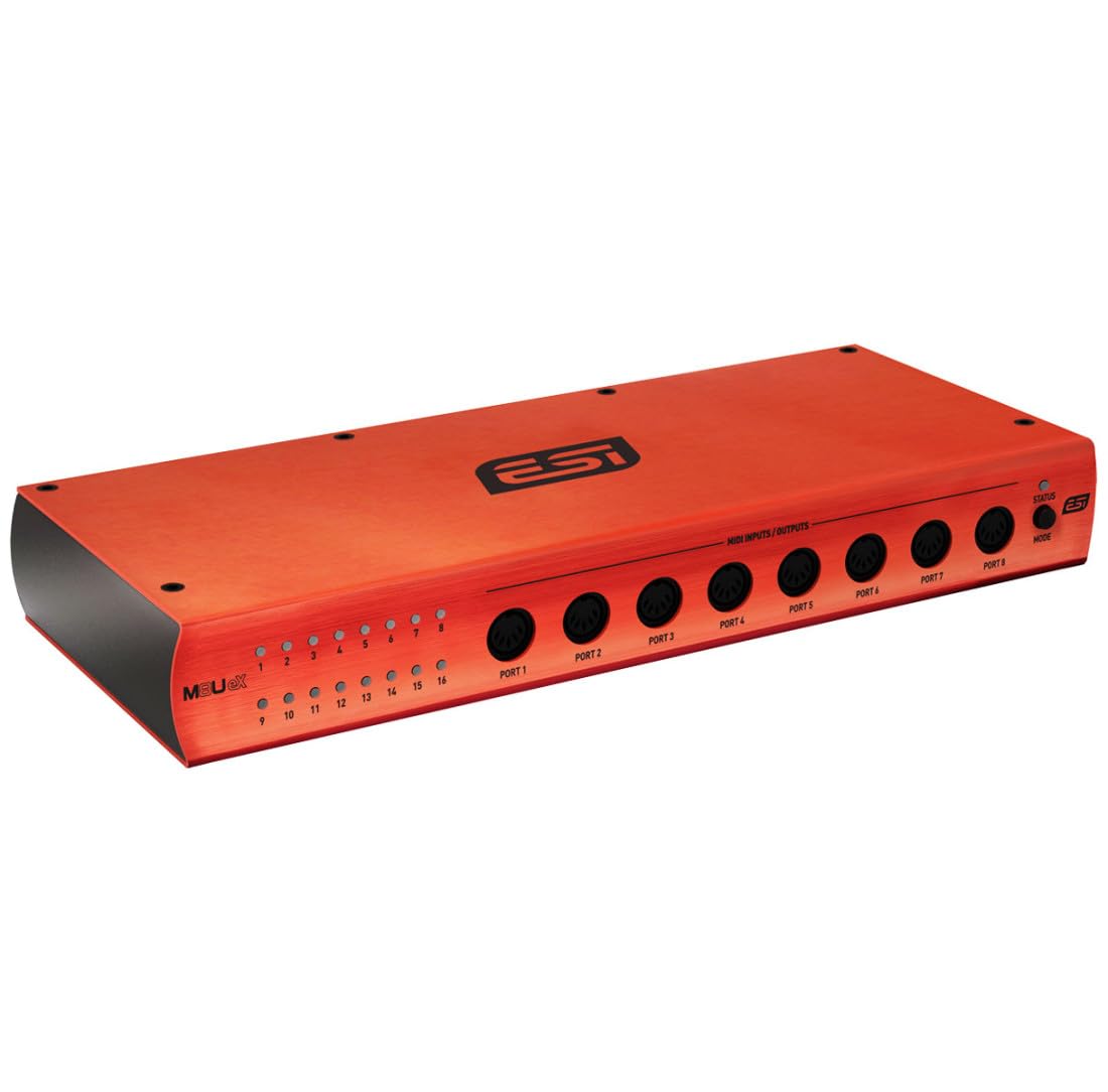 M8U eX USB 3.0 MIDI interfaccia con 16 porte + cavo Keepdrum MIDI 2 m