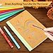 MIVIDE 48 Pack A5 Kraft Notebooks, Colourful Spine Lined Journal Bulk Pack 8.3 x 5.5 inch Notebooks 60 Pages, Travel Notebooks for Writing, Making Plans, School Office Supplies