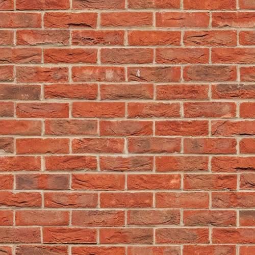 Dolls House Red Brick Stretcher Bond Exterior DIY Card Sheet 1:12 Scale