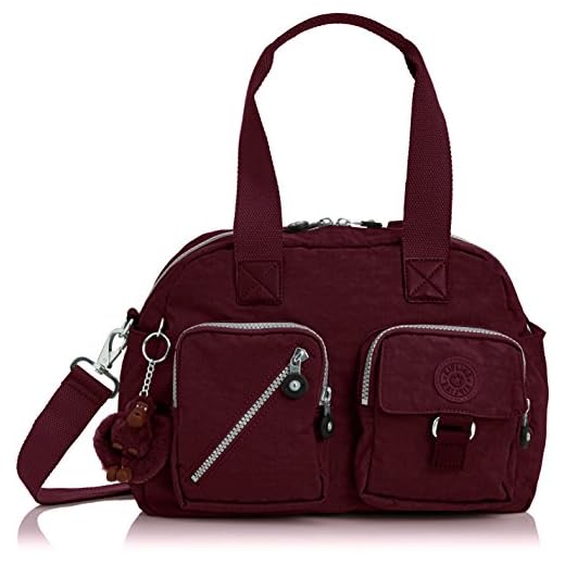 Kipling DEFEA SW, Borsa a spalla donna, Rosso (Rot (Crimson A12)), 33x25x19 cm (B x H x T)