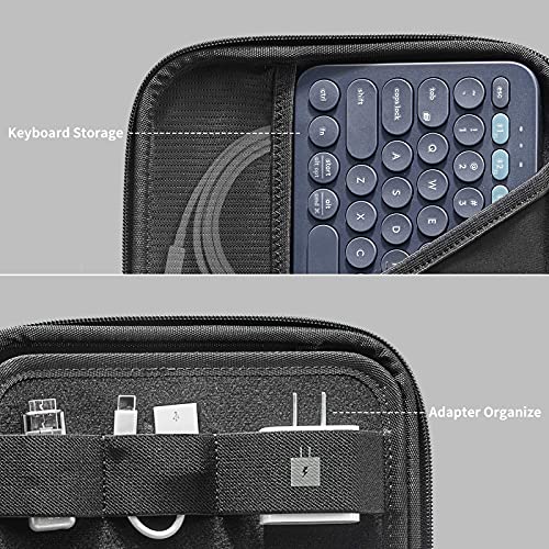tomtoc Portfolio Case for 2025 11 Inch iPad Pro M5/M4 & iPad Air M2 2024, iPad (A16), Carrying Storage Sleeve Bag with Accessories Compartment - Image 4
