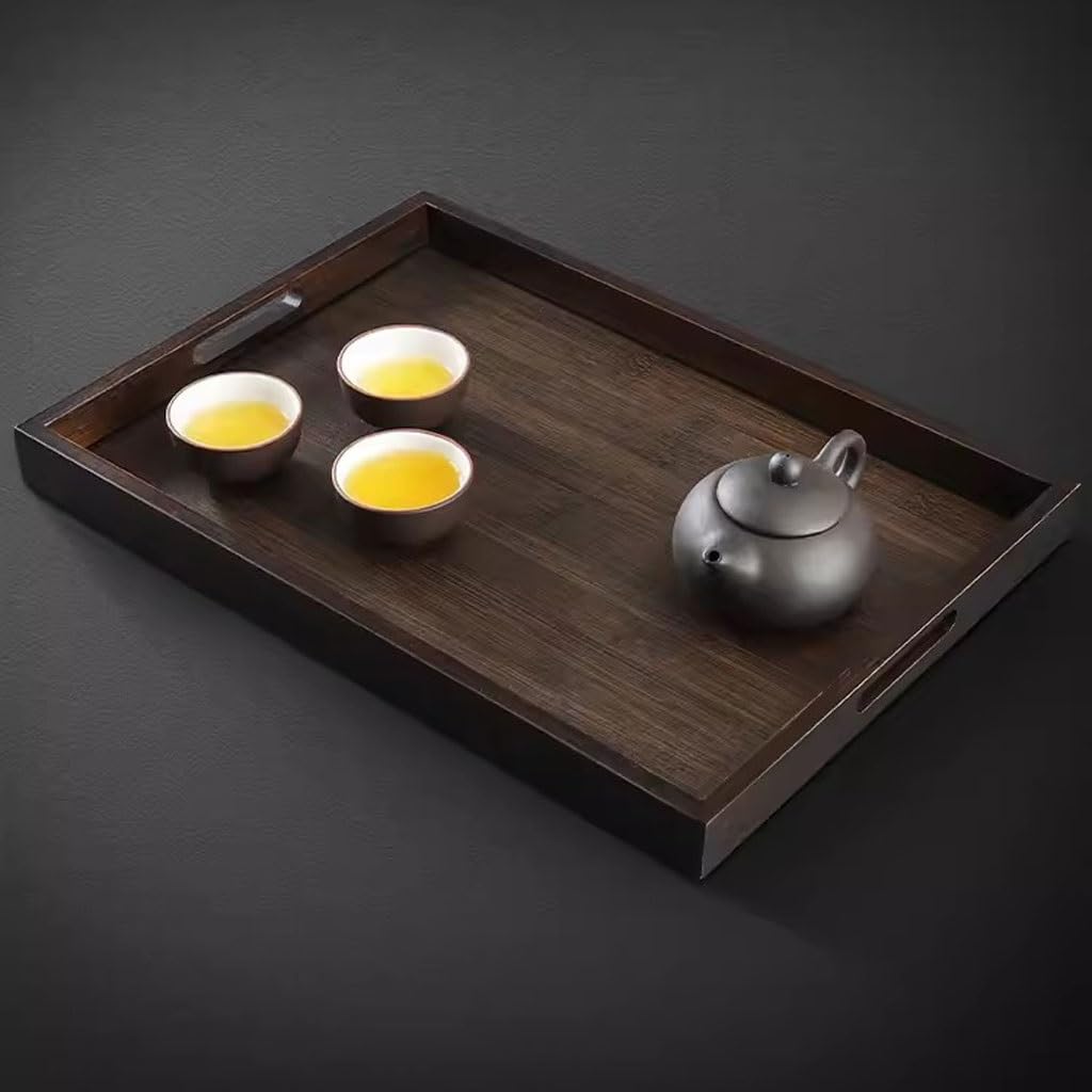 Bandejas Servir Comida Juego de té, Bandeja, Mesa Centro, pequeña, seco, Adecuada for la Sala Estar del hogar Mesa Cama | D
