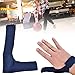 HERCHR Right Hand Finger Grip Thumb Glove, Lightweight Bowling Thumb Saver Protector Glove Thumb Stabilizer Saver for Bowling Ball Men Women(Blue)