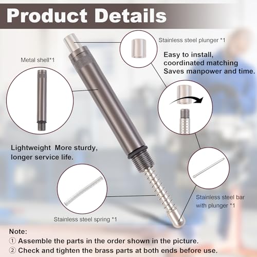 Image of #7880 14mm Thread TDC Indicator Standard,Top Dead Center Indicator TDC Whistler,Shift Indicator Replacement Part, 6 inch Long