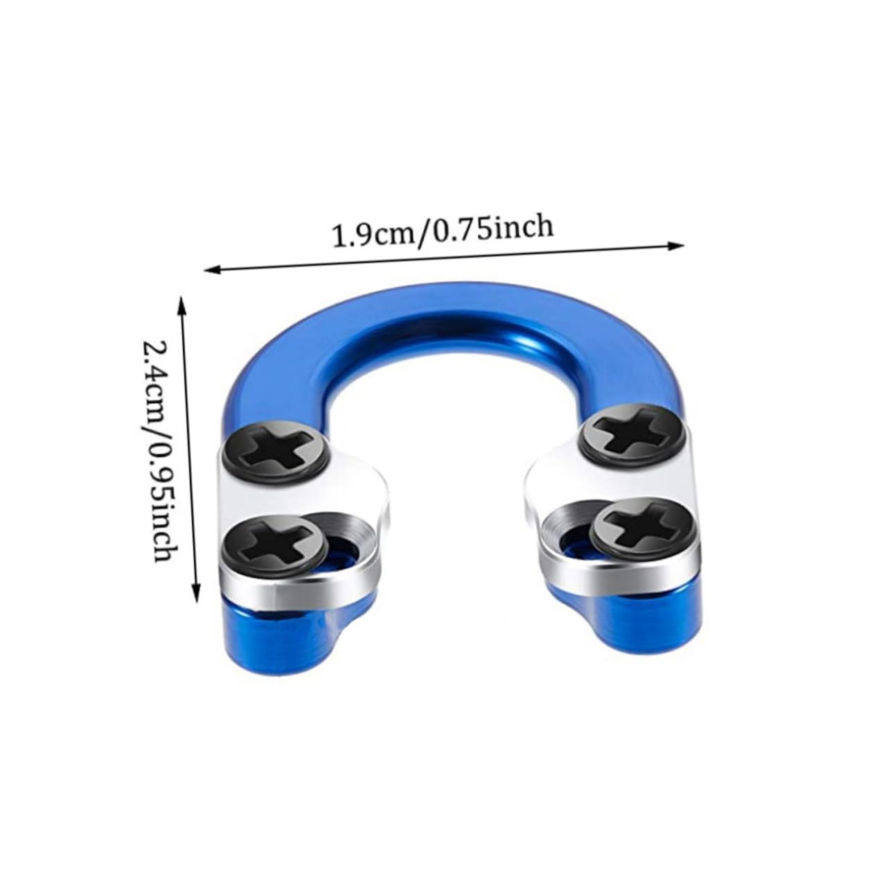 BCOATH Archery Compound Bow d Loop Metal u Shape Ring Supply Loop Archery Accessories