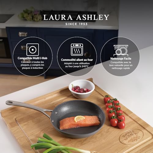Poêle 20cm Laura Ashley sans PFOA compatible lave-vaisselle