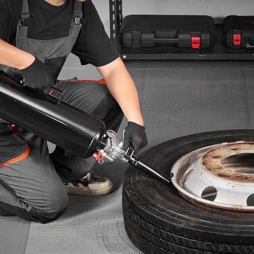 Image of VEVOR Portable Tire Bead Seater, 2.1 Gal / 8 L Air Bead Blaster, Handheld Tire Inflator Tool, 87-116 PSI Operating Pressure, Trigger Seating Inflator for Car, Compact SUV, Light Truck, E-Bike, RV, ATV