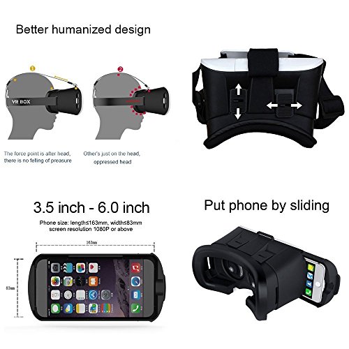 VICTORSTAR @ VR Scatola II 3D VR Occhiali con