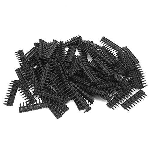 1000 clavos redondos de gas 3/4 pulg con película negra para fijación de puertas y ventanas con mayor penetrabilidad miniatura 3