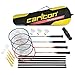 Dunlop C Br Tournament 4 Player Set G4 Ho Set Badminton, Multicolore