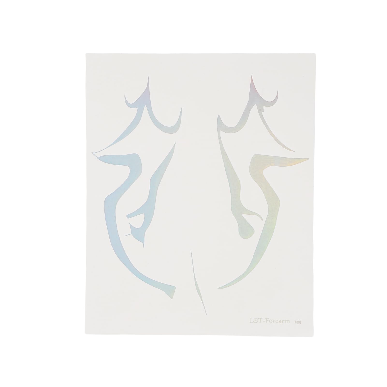 Cryfokt KPop Makeup Stickers, Sweat-Proof Temporary Tattoos for