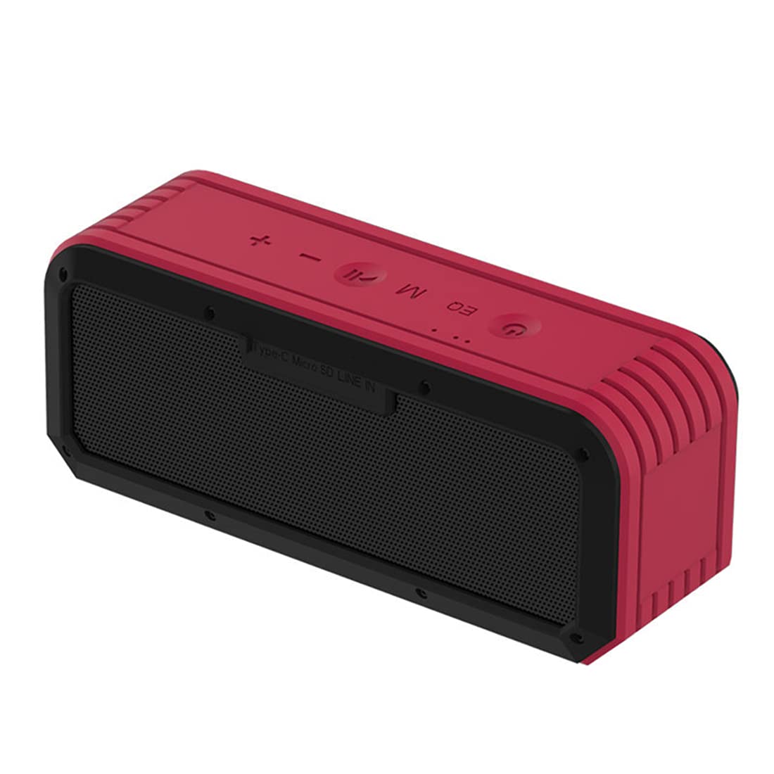 Altoparlanti Wireless Portatili, Altoparlante Bluetooth Ad Alta Potenza da 40W, Volume più Forte, Suono Stereo Cristallino, Basso Ricco, per All'aperto, Campeggio,Rosso
