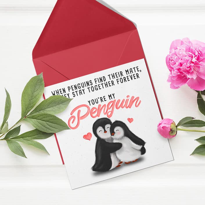 Verjaardagskaart grappig met pinguïns en | Kaartje2go