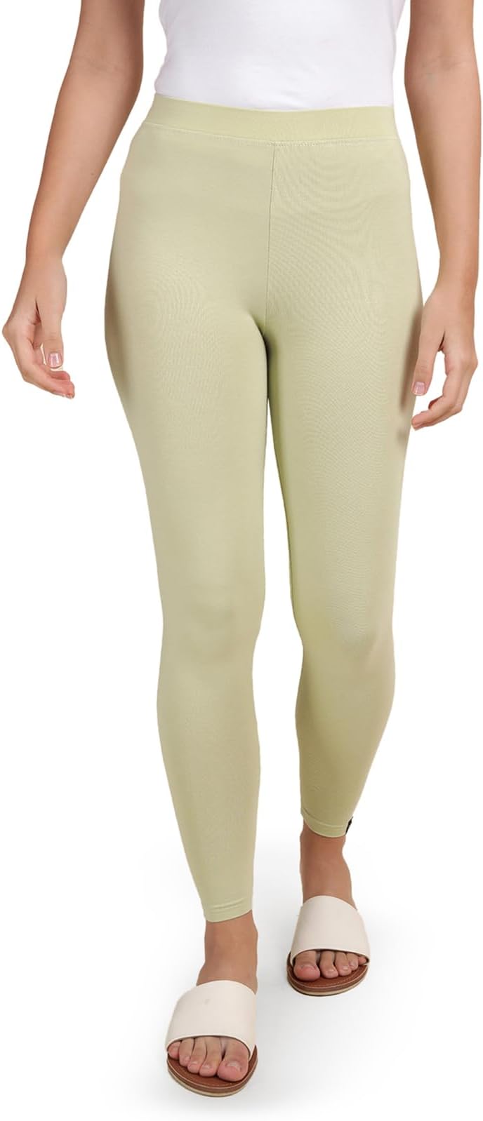 TWIN BIRDS Tailored Cut & Classic Fit Stretchable Viscose Elasthane Fabric Ankle Length Leggings for Women