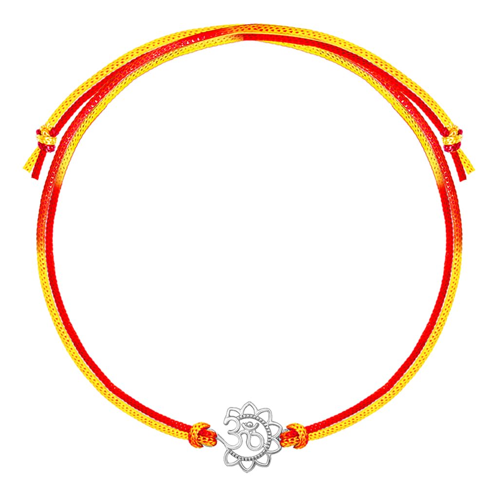 GIVA 925 Silver Om with Floral Silver Rakhi | Gifts for Men and Boys | Quirky Rakshabandhan Rakhi for Brother | Silver Rakhi for Boys & Men With Certificate of Authenticity and 925 Stamp (B0C9ZRP3N9) Amazon Price History, Amazon Price Tracker